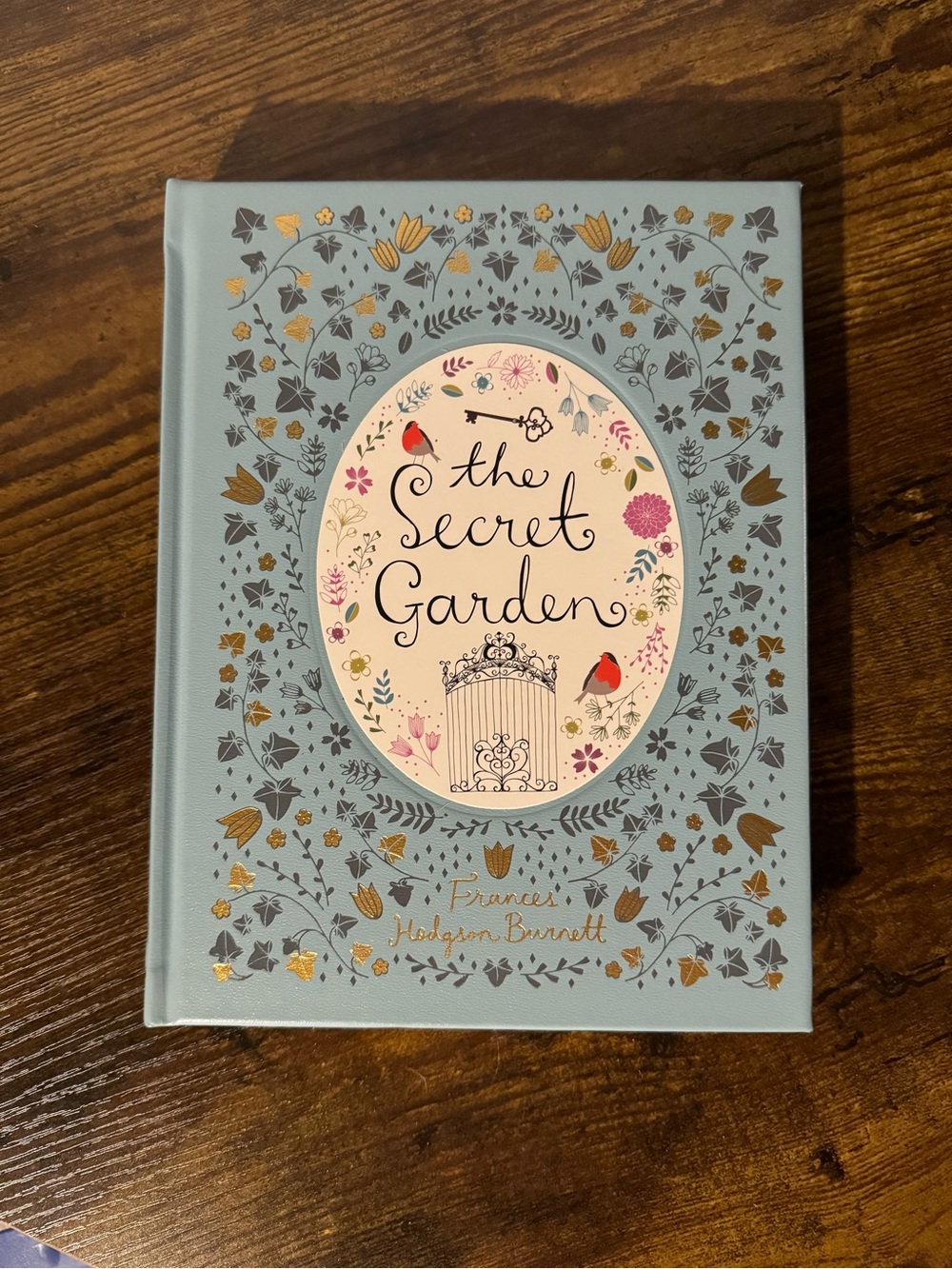 Barnes and Noble The Secret Garden Decorative Hardcover - Light Blue